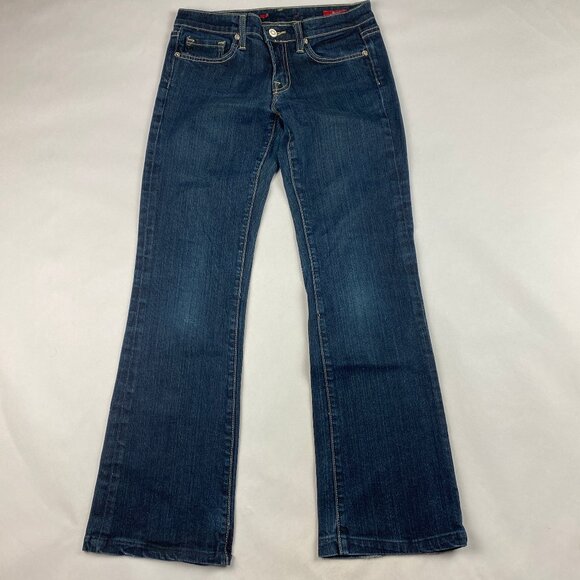 Vigoss Venice Bootcut Jeans Juniors Size 3 Denim Blue - Picture 1 of 13